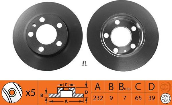 SB BR33122 - Disque de frein cwaw.fr