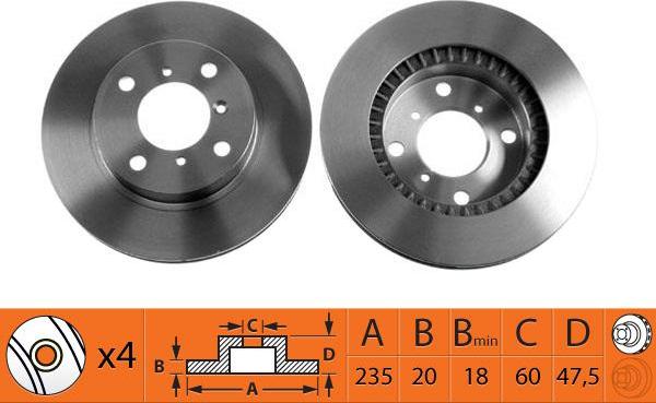 SB BR29103T - Disque de frein cwaw.fr