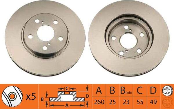 SB BR21118T - Disque de frein cwaw.fr