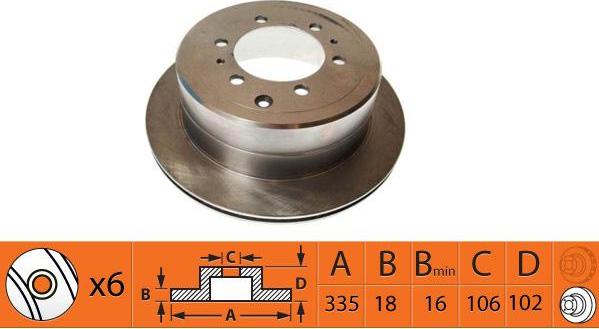 SB BR21130T - Disque de frein cwaw.fr