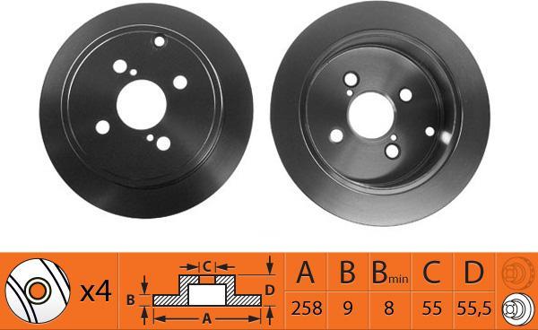 SB BR21132 - Disque de frein cwaw.fr