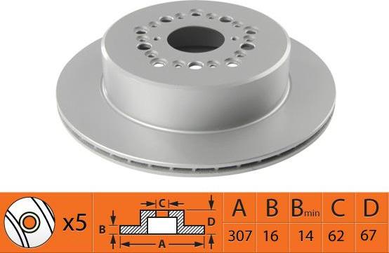 SB BR21225T - Disque de frein cwaw.fr