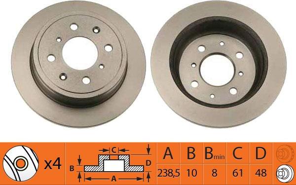 SB BR28103 - Disque de frein cwaw.fr