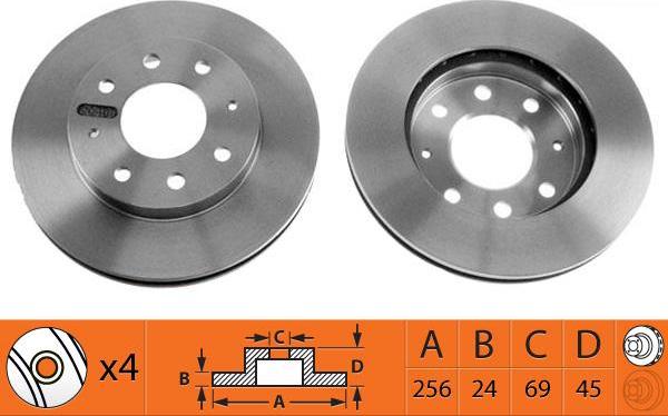 SB BR23101T - Disque de frein cwaw.fr