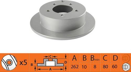 SB BR23131 - Disque de frein cwaw.fr