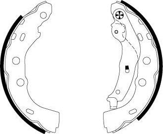 SB BS29632 - Jeu de mâchoires de frein cwaw.fr