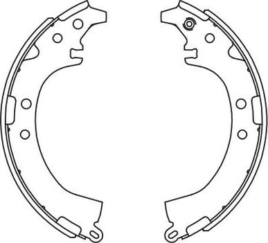 SB BS21333 - Jeu de mâchoires de frein cwaw.fr