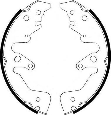 SB BS27757 - Jeu de mâchoires de frein cwaw.fr