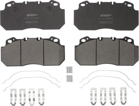 SBP 07-P29090 - Kit de plaquettes de frein, frein à disque cwaw.fr