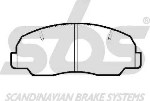 SBS 1501229948 - Kit de plaquettes de frein, frein à disque cwaw.fr