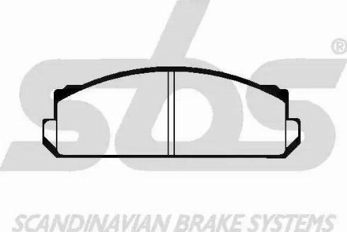 SBS 1501229909 - Kit de plaquettes de frein, frein à disque cwaw.fr