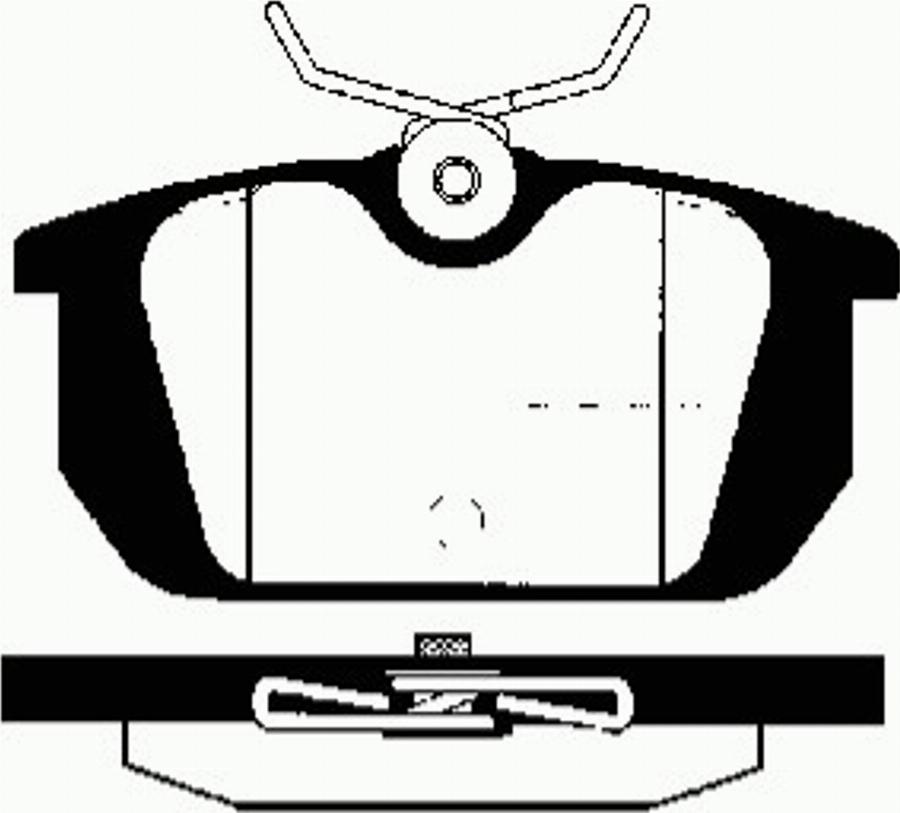 SBS 1501229983 - Kit de plaquettes de frein, frein à disque cwaw.fr