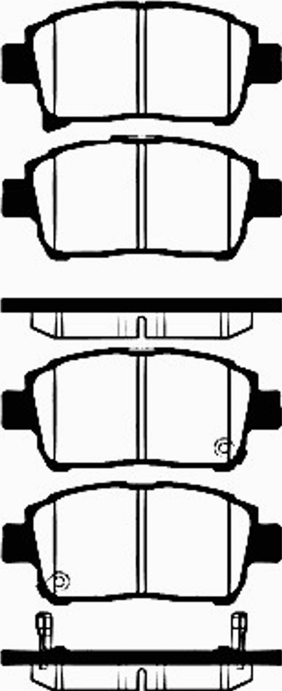 SBS 1501224558 - Kit de plaquettes de frein, frein à disque cwaw.fr