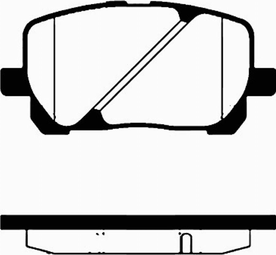 SBS 1501224553 - Kit de plaquettes de frein, frein à disque cwaw.fr