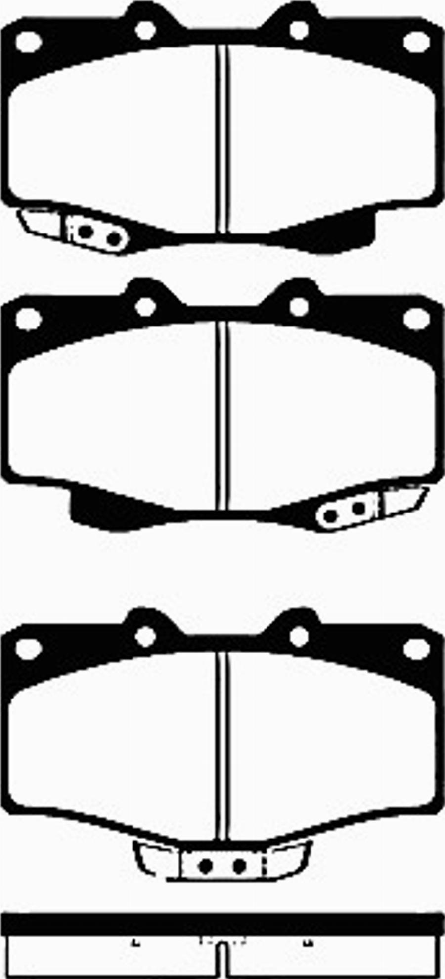 SBS 1501224561 - Kit de plaquettes de frein, frein à disque cwaw.fr