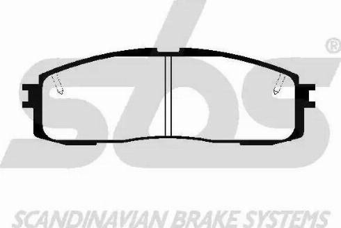 SBS 1501224521 - Kit de plaquettes de frein, frein à disque cwaw.fr