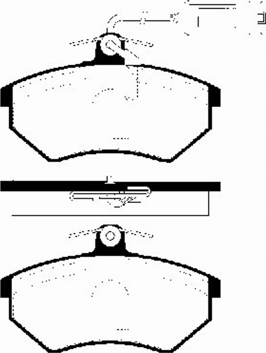 SBS 1501224741 - Kit de plaquettes de frein, frein à disque cwaw.fr