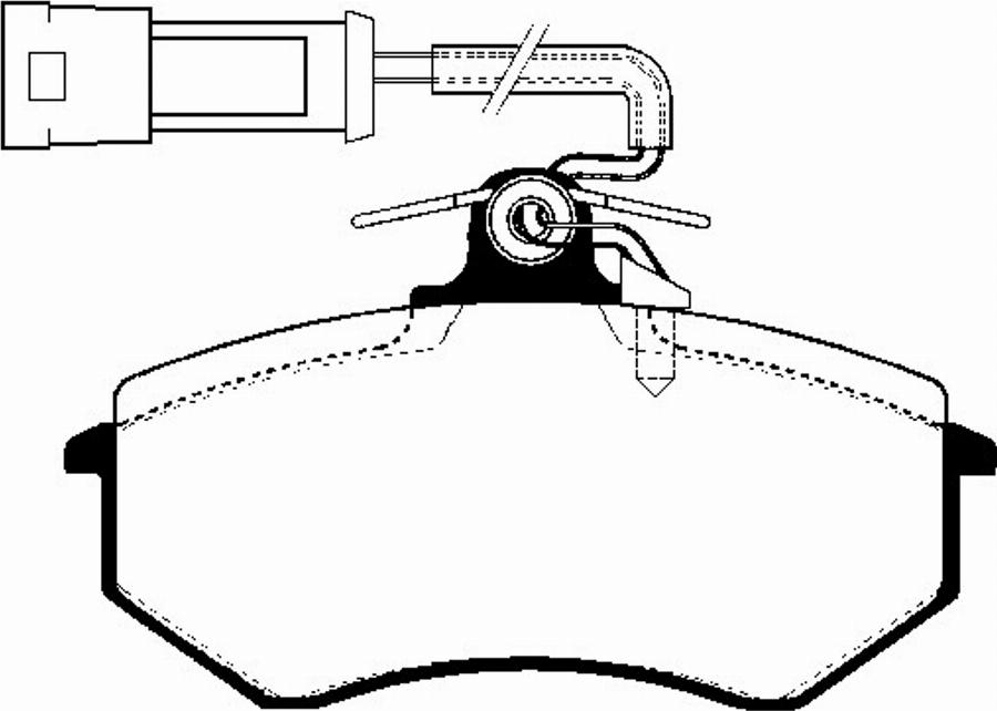 SBS 1501224717 - Kit de plaquettes de frein, frein à disque cwaw.fr