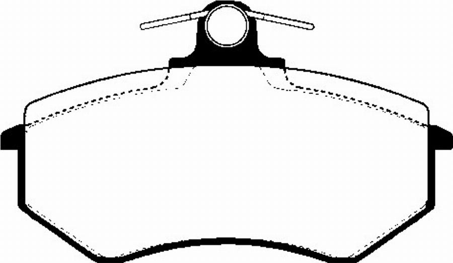 SBS 1501224727 - Kit de plaquettes de frein, frein à disque cwaw.fr