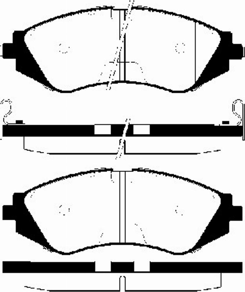 SBS 1501225002 - Kit de plaquettes de frein, frein à disque cwaw.fr