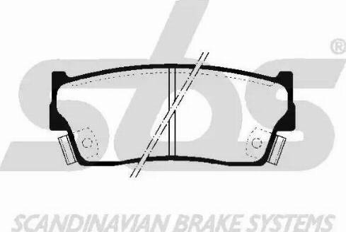 SBS 1501225204 - Kit de plaquettes de frein, frein à disque cwaw.fr