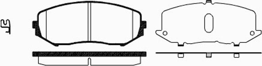 SBS 1501225220 - Kit de plaquettes de frein, frein à disque cwaw.fr