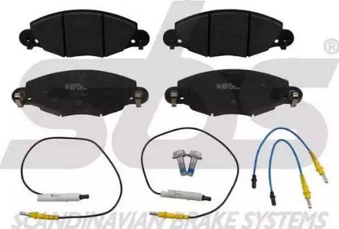 SBS 1501221945 - Kit de plaquettes de frein, frein à disque cwaw.fr