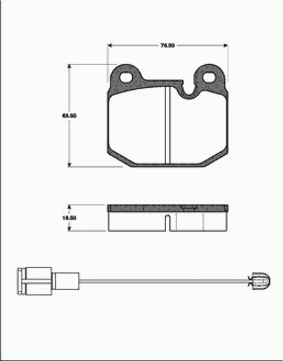 SBS 1501221501 - Kit de plaquettes de frein, frein à disque cwaw.fr