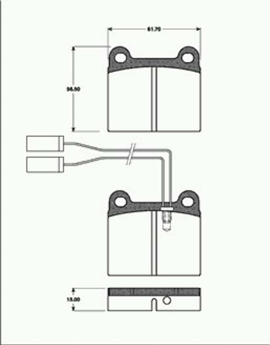 SBS 1501221004 - Kit de plaquettes de frein, frein à disque cwaw.fr