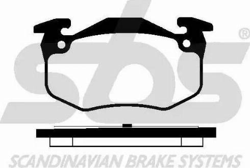 SBS 1501223928 - Kit de plaquettes de frein, frein à disque cwaw.fr