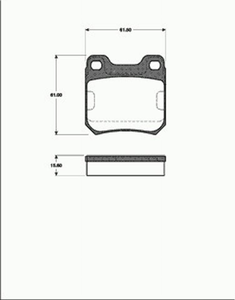 SBS 1501223604 - Kit de plaquettes de frein, frein à disque cwaw.fr