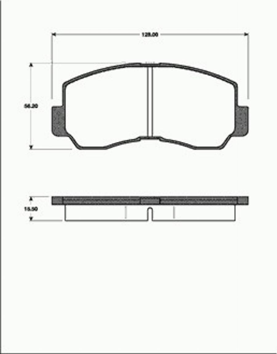 SBS 1501223005 - Kit de plaquettes de frein, frein à disque cwaw.fr