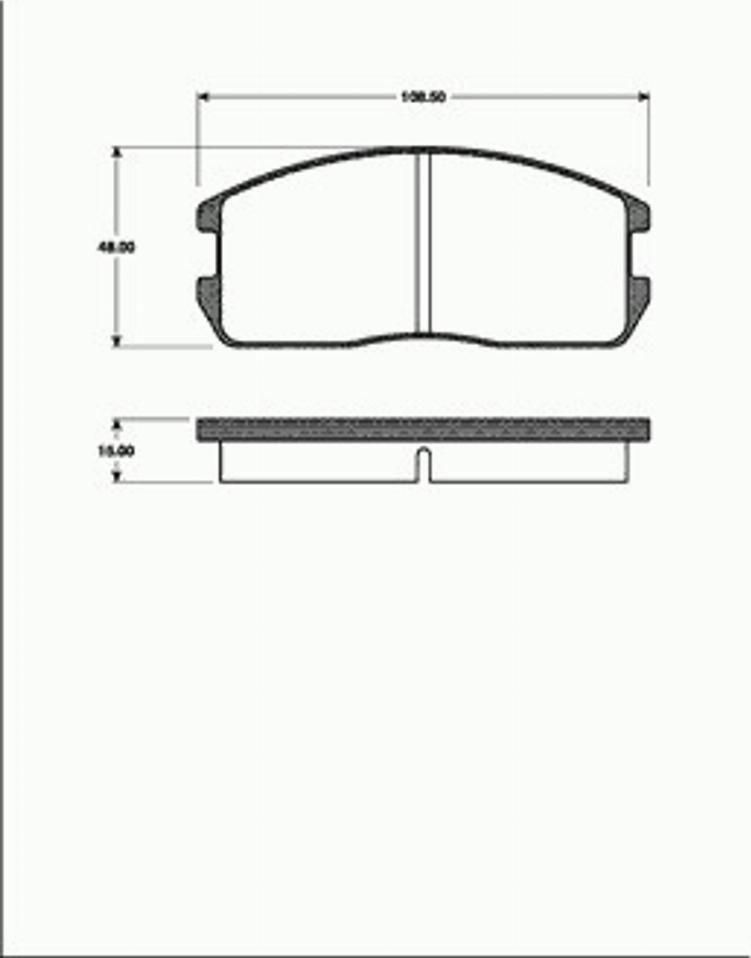 SBS 1501223003 - Kit de plaquettes de frein, frein à disque cwaw.fr