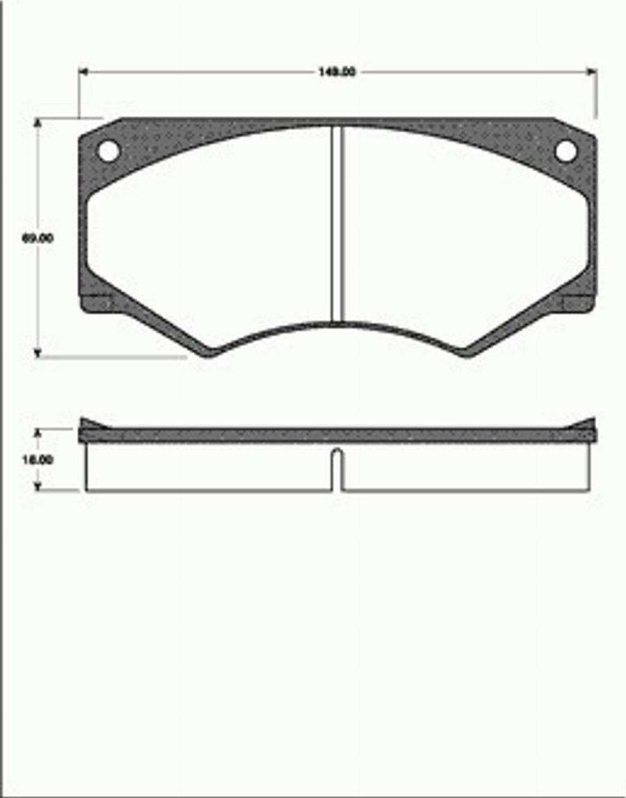 SBS 1501223305 - Kit de plaquettes de frein, frein à disque cwaw.fr