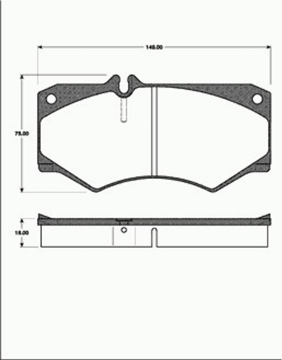 SBS 1501223307 - Kit de plaquettes de frein, frein à disque cwaw.fr