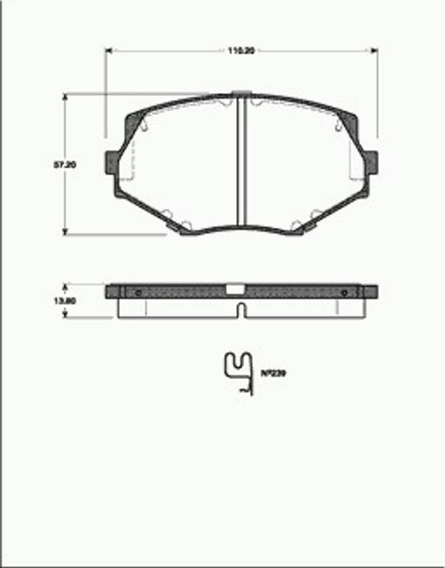 SBS 1501223234 - Kit de plaquettes de frein, frein à disque cwaw.fr