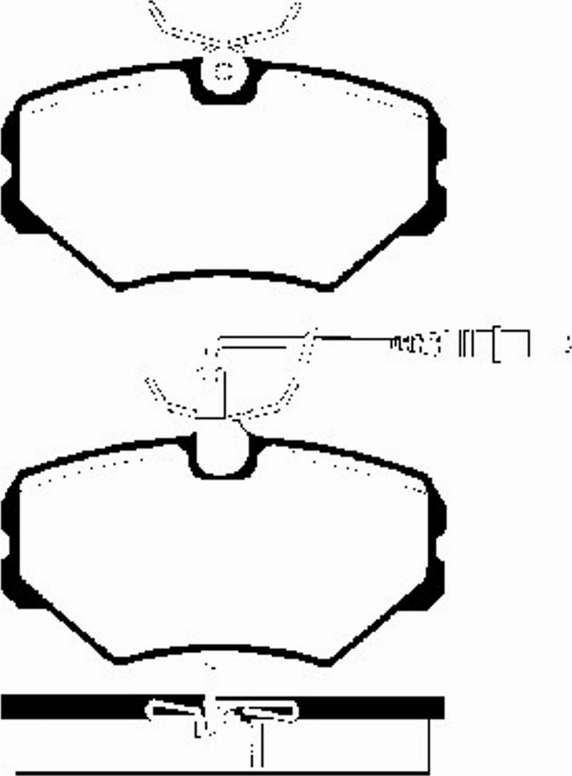 SBS 1501223734 - Kit de plaquettes de frein, frein à disque cwaw.fr