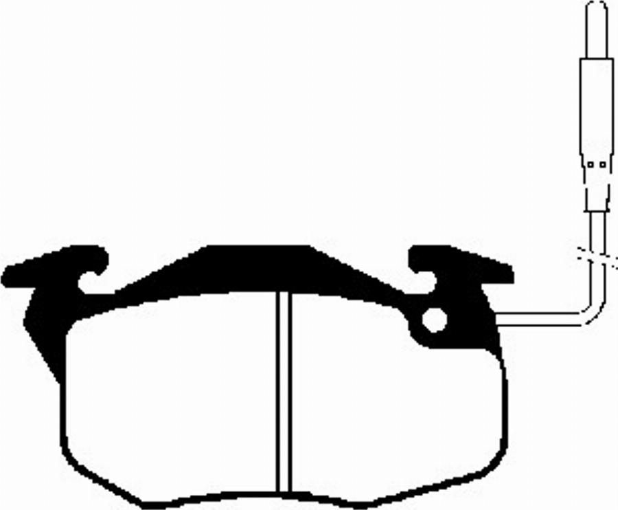 SBS 1501223720 - Kit de plaquettes de frein, frein à disque cwaw.fr