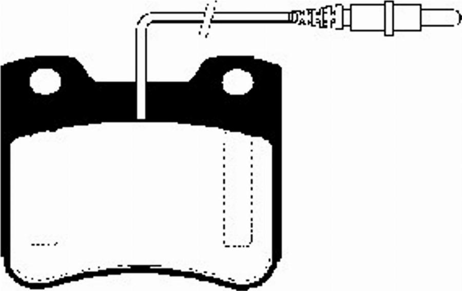 SBS 1501223721 - Kit de plaquettes de frein, frein à disque cwaw.fr