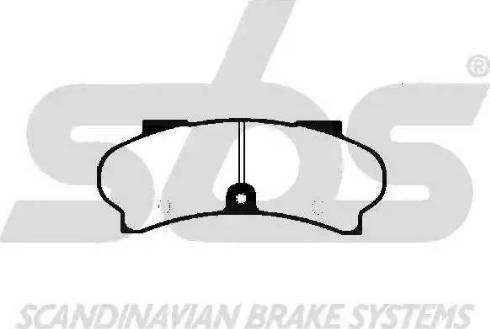 SBS 1501223723 - Kit de plaquettes de frein, frein à disque cwaw.fr