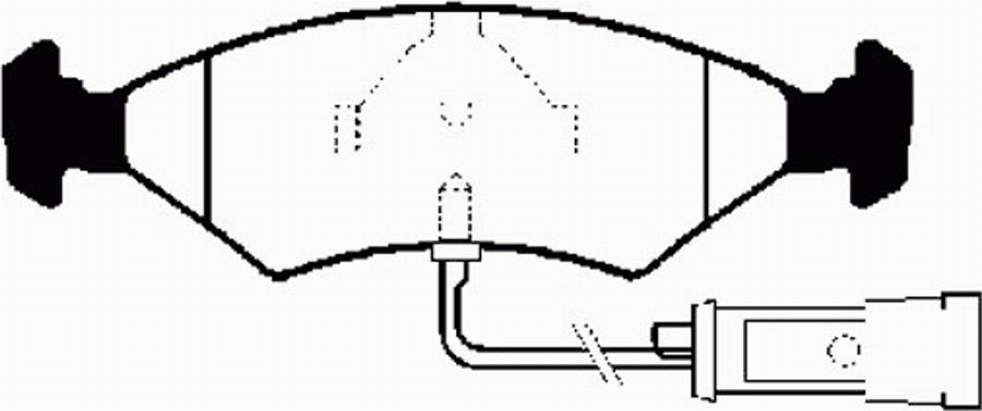 SBS 1501222503 - Kit de plaquettes de frein, frein à disque cwaw.fr