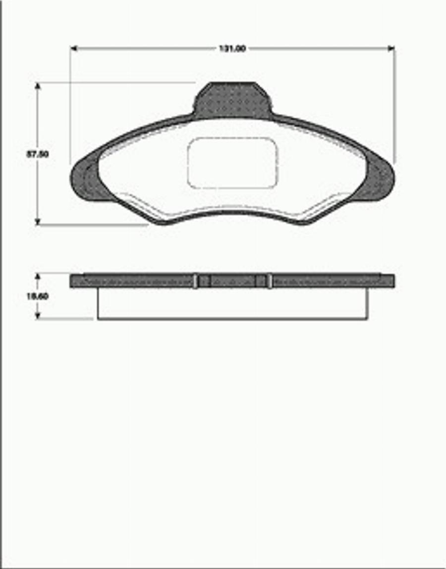 SBS 1501222518 - Kit de plaquettes de frein, frein à disque cwaw.fr