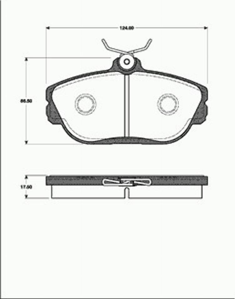 SBS 1501222538 - Kit de plaquettes de frein, frein à disque cwaw.fr