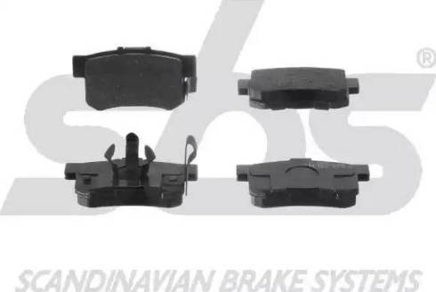 SBS 1501222647 - Kit de plaquettes de frein, frein à disque cwaw.fr