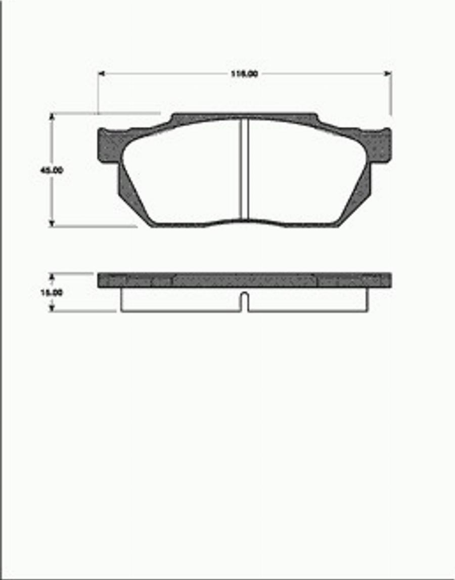 SBS 1501222609 - Kit de plaquettes de frein, frein à disque cwaw.fr