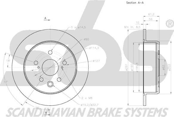 SBS 1815.2045135 - Disque de frein cwaw.fr