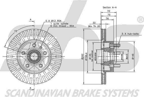 SBS 1815204812 - Disque de frein cwaw.fr