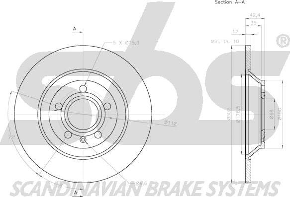 SBS 1815.2047148 - Disque de frein cwaw.fr