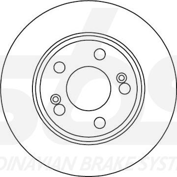 SBS 1815203951 - Disque de frein cwaw.fr