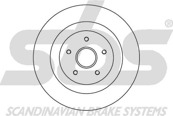 SBS 1815203952 - Disque de frein cwaw.fr